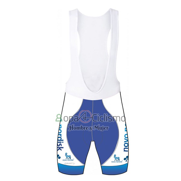 Novo Nordisk Ropa Ciclismo Culotte Corto 2017 Hombre Mangas Cortas Novo Nordisk Azul